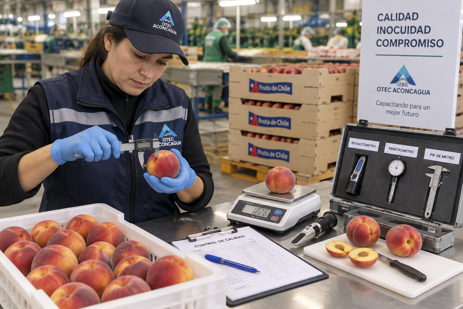 Control de Calidad de Fruta Fresca y Packing de Exportación