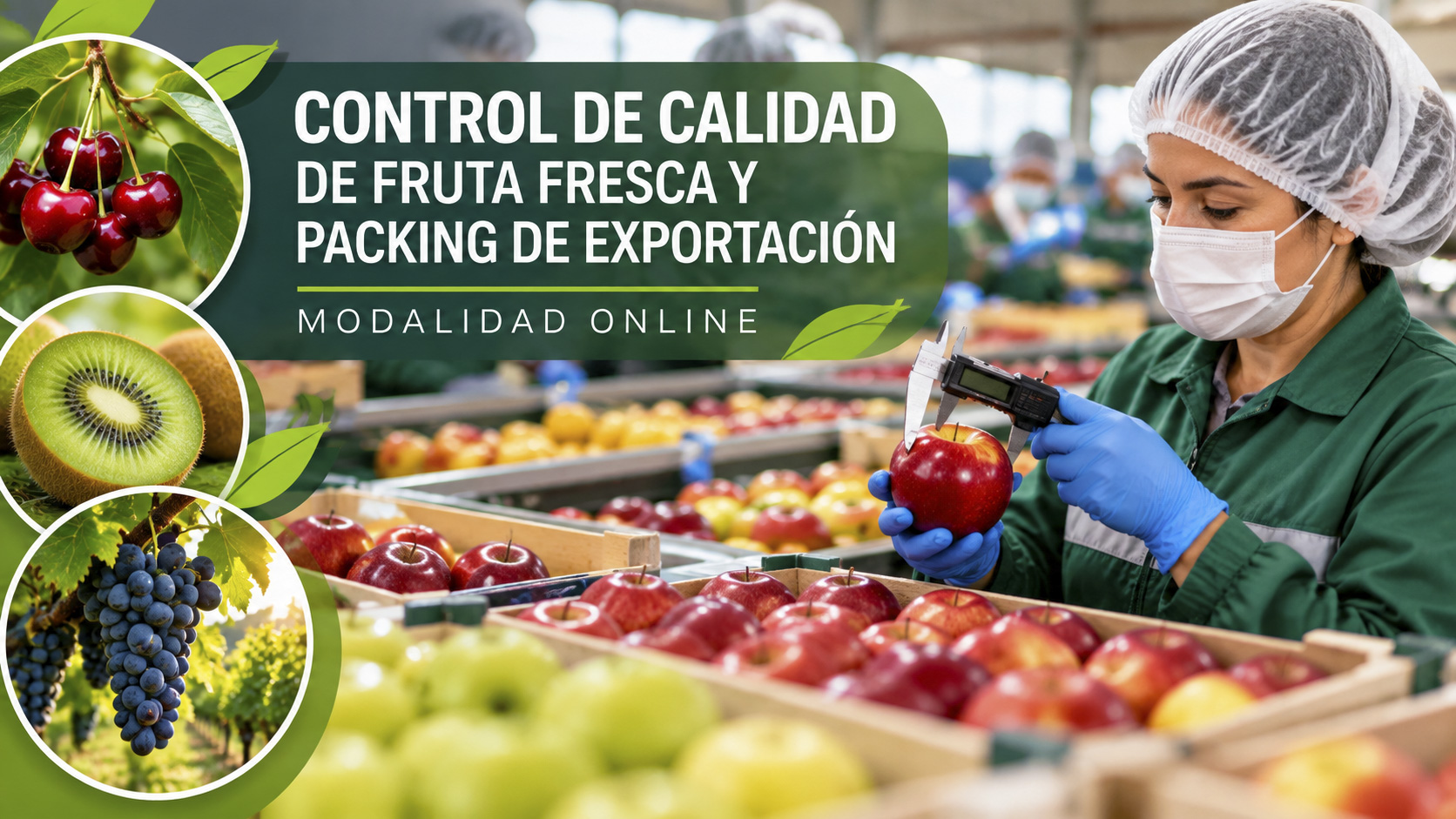 Control de Calidad de Fruta Fresca y Packing de Exportación- Modalidad Online